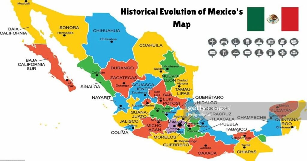 Historical Evolution of Mexico's Map