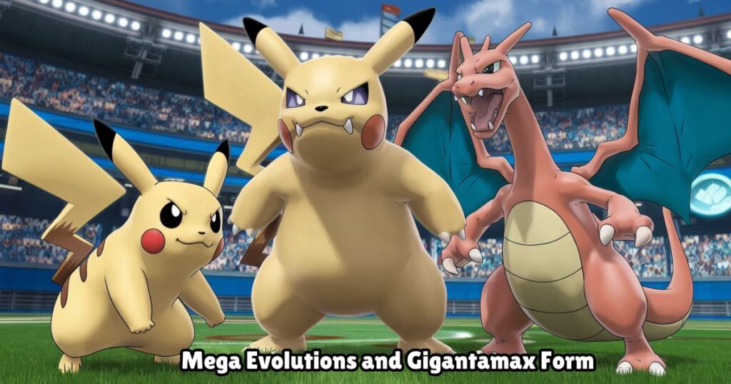 Mega Evolutions and Gigantamax Form